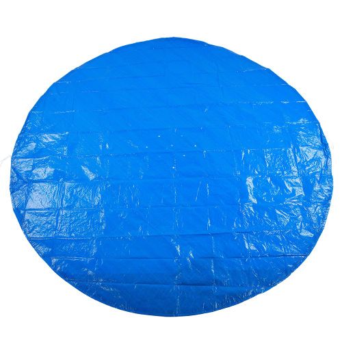 Couverture de piscine en PE de forme ronde, imperméable à l'eau, à la poussière et à la pluie, accessoires en tissu de protection, diamètre de 280cm