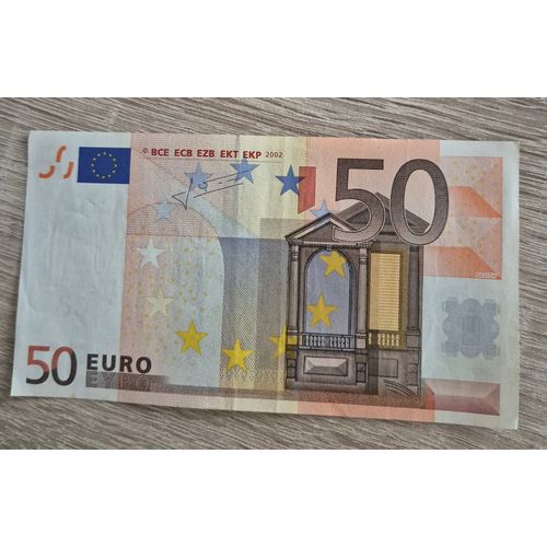 Vend Billet 50€ Année 2002 Signé Jean-Claude Trichet