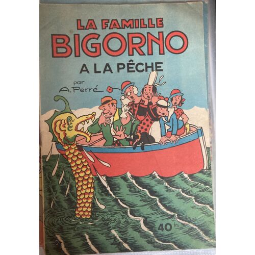 La Famille Bigorno À La Pêche Par A.Perre - Editions Rouff