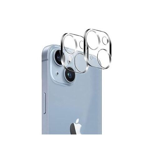 HQSELECTION ® Lot de 2 Protection Objectif Caméra Arrière en Verre Trempé Pour iphone 14, Film en Verre Trempé 9H, Ultra HD, Anti-Rayures