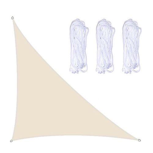 Auvent De Jardin ExtéRieur 4x4x5.7m, Voile D'ombrage à Angle Droit, ImperméAble, RéSistant Aux Uv, Auvent De Patio