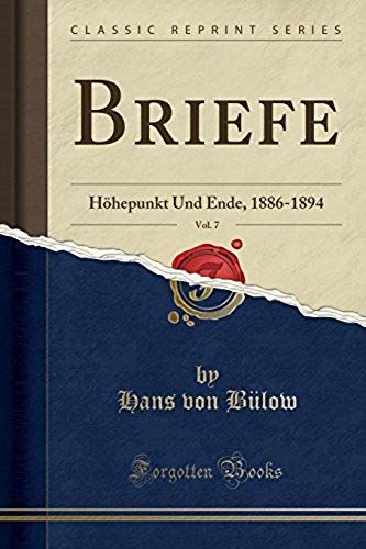 Bülow, H: Briefe, Vol. 7