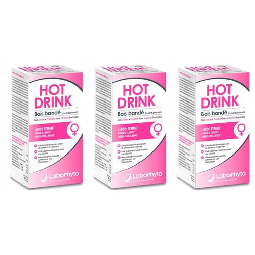 Labophyto Lot De 3 Boissons Aphrodisiaque Pour Femme Hot Drink - 250ml 
