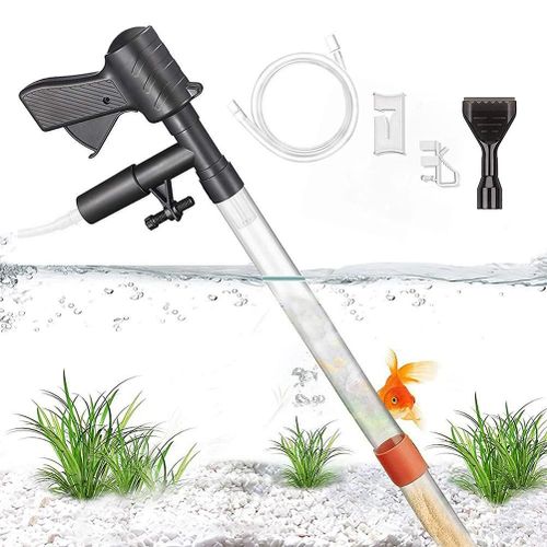 Aspirateur De Gravier D'aquarium 5 En 1, Outils De Nettoyage D'aquarium, Aspirateur De Gravier Pour Aquarium