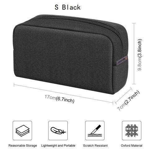 sacs de rangement numériques, sac de rangement avec câble USB pour écouteurs, chargeur Pal, étui à fermeture éclair pour maquillage, accessoires de voyage