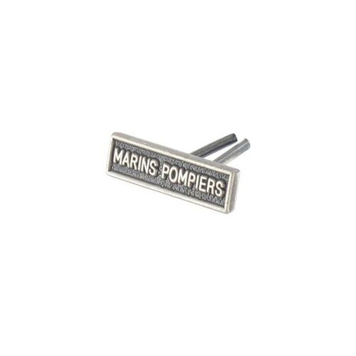 Mini Agrafe Argent Marins Pompiers