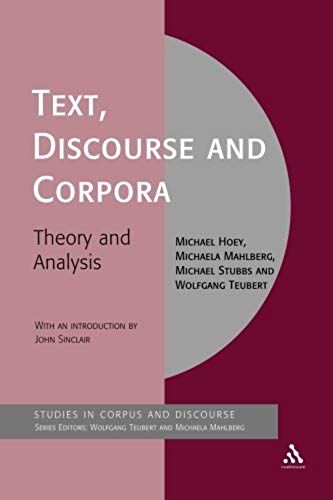 Text, Discourse And Corpora