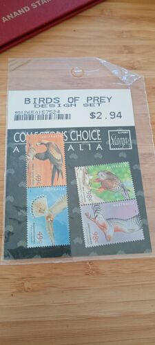 Timbres Oiseaux Australie Sous Blister