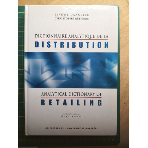 Dictionnaire Analytique De La Distribution
