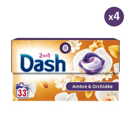 4x33 Pods Souffle Précieux - Lessive en Capsules Dash