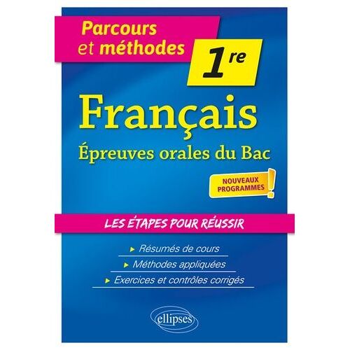 Français Épreuves Orales Du Bac 1re