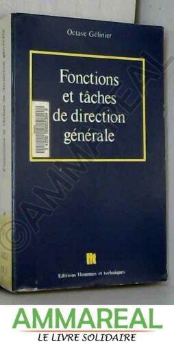 Fonctions Et Tâches De Direction Générale
