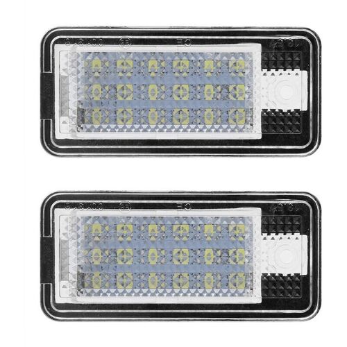 2 Pieces Voiture Led Numero Hop-Lpl0114 Plaque Lampe Ampoule Kit Pour Audi A3 S3 A4 S4 B6 B7 A6 C6 S6 Goodnice