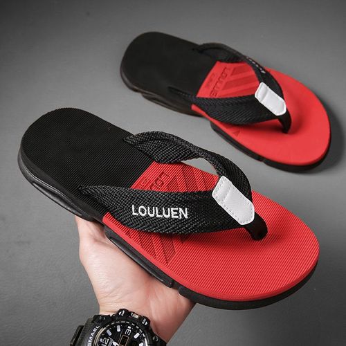 [tongs Blocs De Couleurs] Tongs Confortables Blocs De Couleurs Tongs Eva Décontractées Antidérapantes Fond En Caoutchouc Pour Hommes Adaptées Aux F