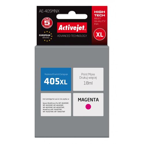 Activejet Encre Ae-405mnx (remplacement Epson 405xl C13t05h34010 Supr