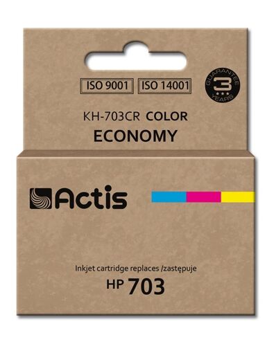 Actis Kh-703cr Encre (remplacement Hp 703 Cd888ae Standard 12 Ml Coul