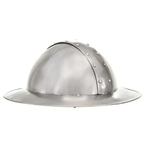 Vidaxl Casque De Chevalier Médiéval Antique Pour Gn Argenté Acier