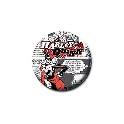 Dc - Harley Quinn "Aka" - Button Badge 25mm
