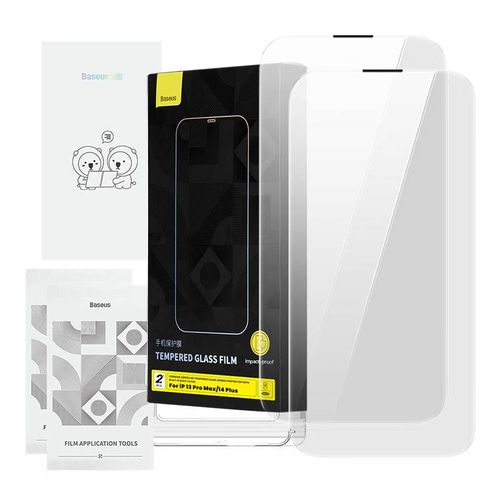 Tempered Glass Baseus Corning For Iphone 13 Pro Max/14 Plus With Buil