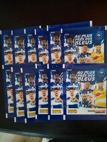 Lot 12 Sachets Carte Albums Au Plus Prêt Des Bleus 2022
