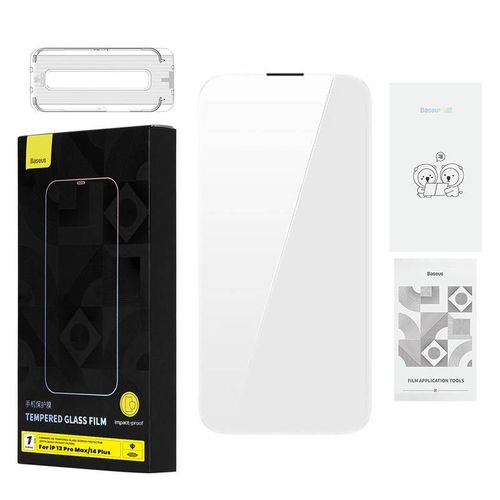 Tempered Glass Baseus 0.4mm Iphone 13 Pro Max/14 Plus + Cleaning Kit