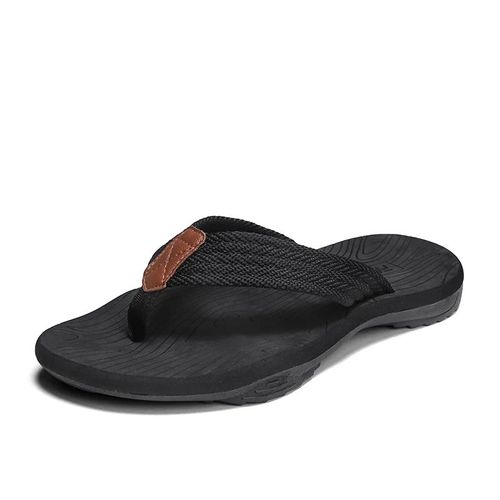 Tongs Tissées Rayures Pour Hommes Légères Confortables Antidérapantes Pour L'été L'intérieur Et L'extérieur Pour La Marche Dans La Rue La Plage Les Vacances