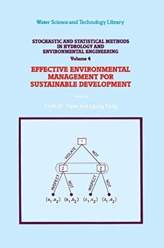 Stochastic And Statistical Methods In Hydrology And Environmental Engineering