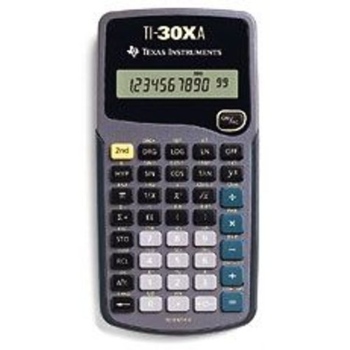 Texas Instruments TI-30XA calculatrice Poche Calculatrice scientifique Gris