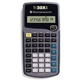 Texas Instruments TI-30XA calculatrice Poche Calculatrice scientifique Gris