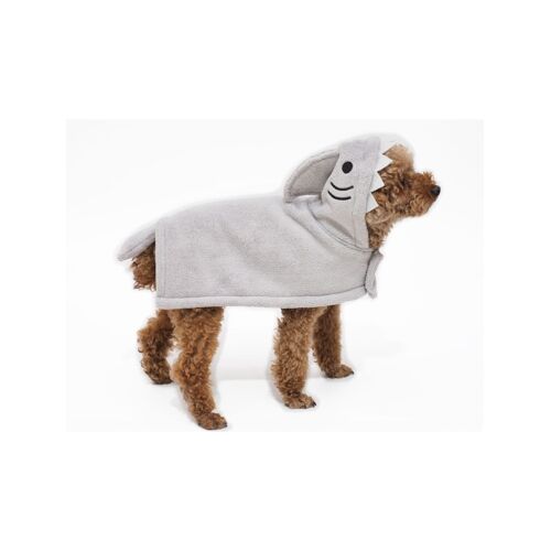 Peppy Buddies - Bathrobe Shark L, Grey, Size 55 Cm - (69727186728)