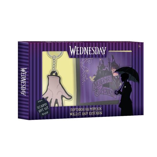 Mercredi - Gift Set - Portefeuille Porte-Clés