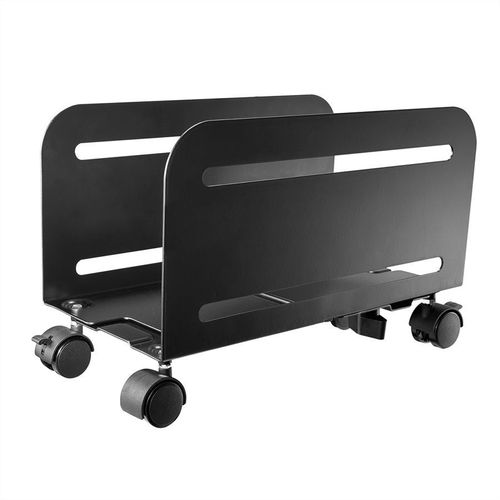 Value 17.99.1500 Chariot Et Support Multimédia Noir Pc Panier Multimédia