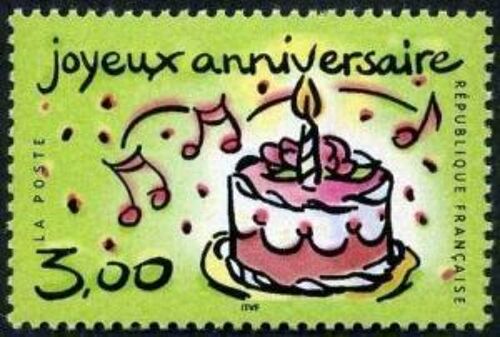France 1999, Très Beau Timbre Neuf** Luxe Yvert 3242, Joyeux Anniversaire.