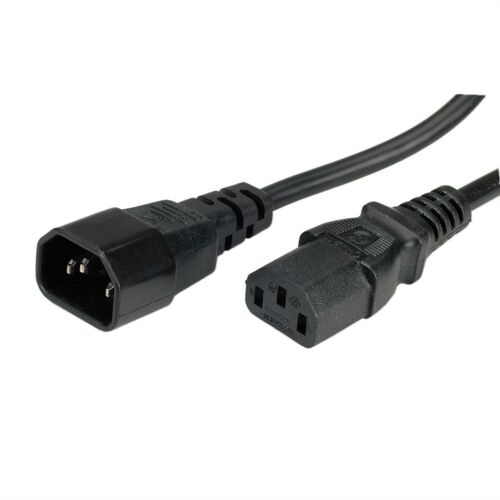 Roline 19.44.1012 Câble électrique Noir 3 M Iec C14 Iec C13