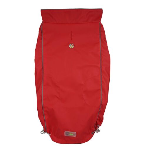 Go Fresh Pet - Reversible Rain Jacket Scarlet Red Xs 29cm - (632.7012