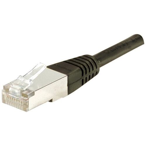 Cat5e Rj45 Patch Cable F/utp Black - 0,7 M