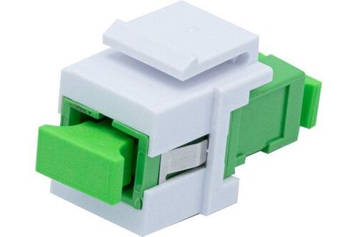Keystone Sc/sc Simplex Green Adapter (bag Of 10 Pcs)