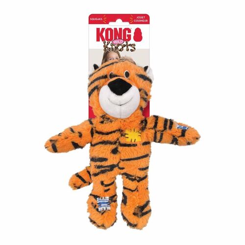 Kong - Wild Knots Tiger Squeak Toy M/L (634.7376)