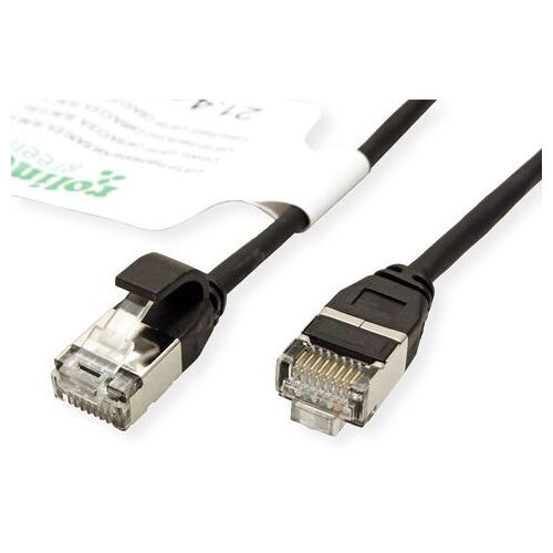 Roline 21.44.3356 Câble De Réseau Noir 3 M Cat6a U/ftp (stp)