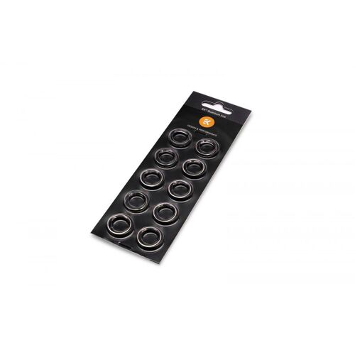 EK Water Blocks EK-Quantum Torque Color Ring 10-Pack HDC 12 Bague de fixation de couple Argent 10 pièce(s)