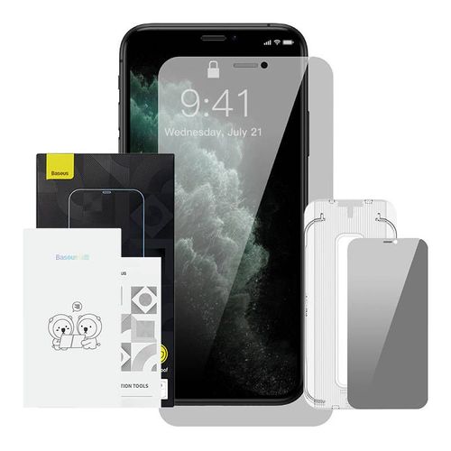Baseus Crystal Privacy Protection Tempered Glass 0.3mm For Iphone X/X