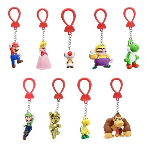 Super Mario Porte Cles Mystere Presentoir De 24pcs