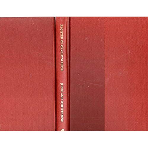 Register Of Oxyrhynchites 30bc-Ad96
