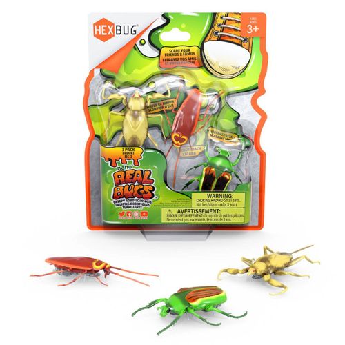 Hexbug- Nano Real Bugs 3 Pack Asst. (6068914)