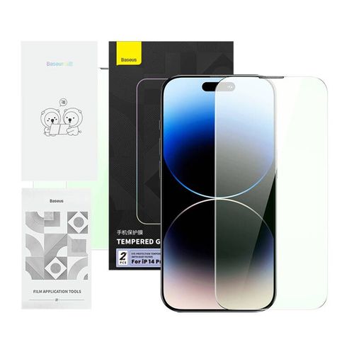 Privacy Protection Tempered Glass Baseus Crystal Series Ip 14 Pro