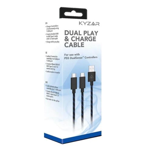 Kyzar Play And Charge Cable For Ps5