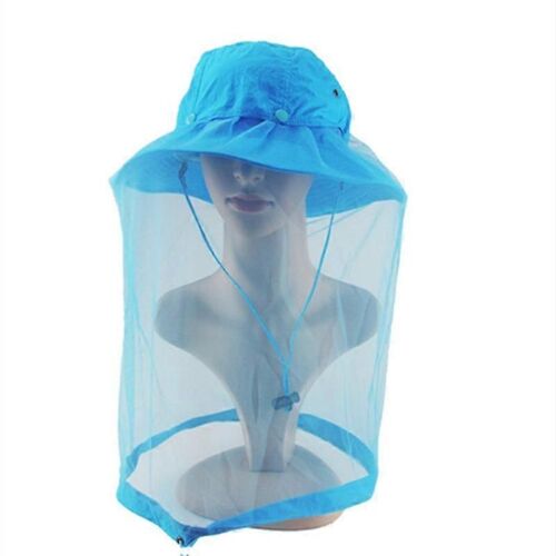 Evago Moustiquaire Chapeau De Soleil Avec Couvre-Cou Pour Le Visage Pour Hommes Et Femmes-Bleu