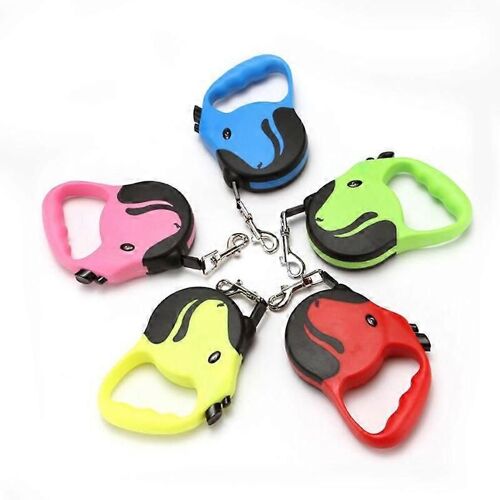 Evago Pet Leash Rope 360 Laisse Pour Chien Rétractable Sans Enchevêtrement Et Robuste Avec Poignée Antidérapante Frein À Une Main, Pause, Verrou Sans Enchevêtrement Chien Rétractable