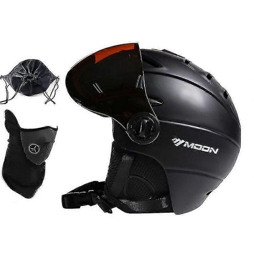 Lunettes Casque De Ski-Noir-Adulte-L 57-60cm-Mâle