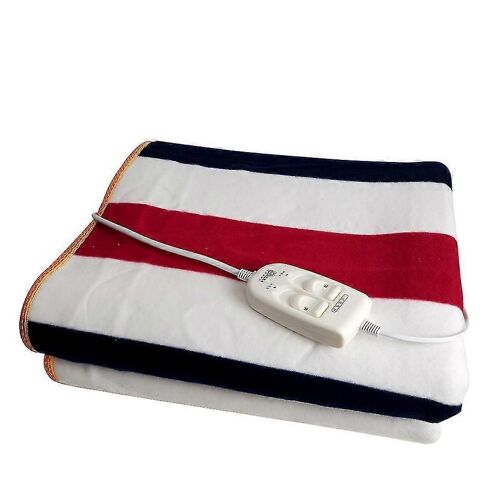 Couverture Électrique Double 220v Chaud Lit Chauffant Thermostat Matelas Électrique Doux Chauffage Couverture Chauffe-Linge Chauffant Tapis Sécurité-150 X 180 Cm